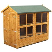 Power 8x4 Apex Potting Shed - Double Door